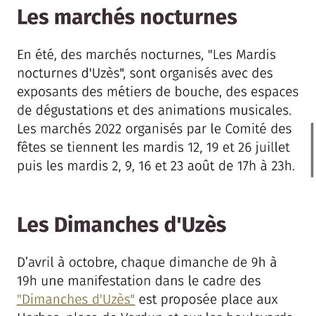 アパート Studio Refait A Neuf Coeur D'uzes ユゼ